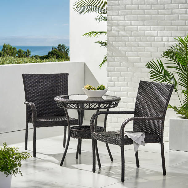 Highland Dunes Tuers Round 2 Person Outdoor Dining Set & Reviews